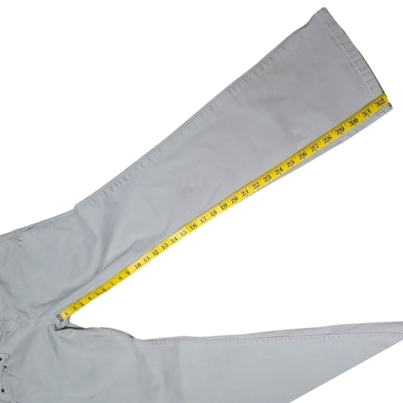 Levi Strauss Signature Low Rise Bootcut WFL423 Khaki Size Misses 8 Long - Picture 13 of 16